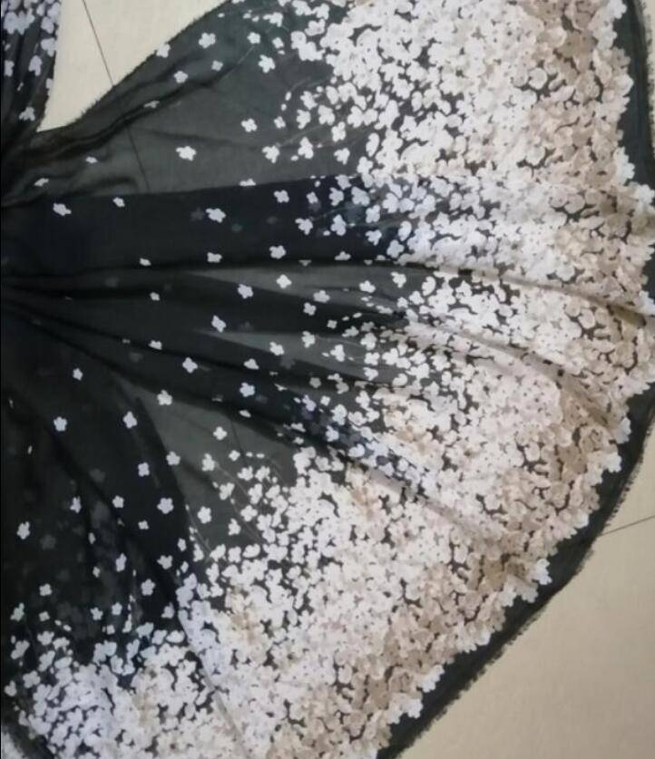 Chiffon fabric Spring and summer printed dress fabric