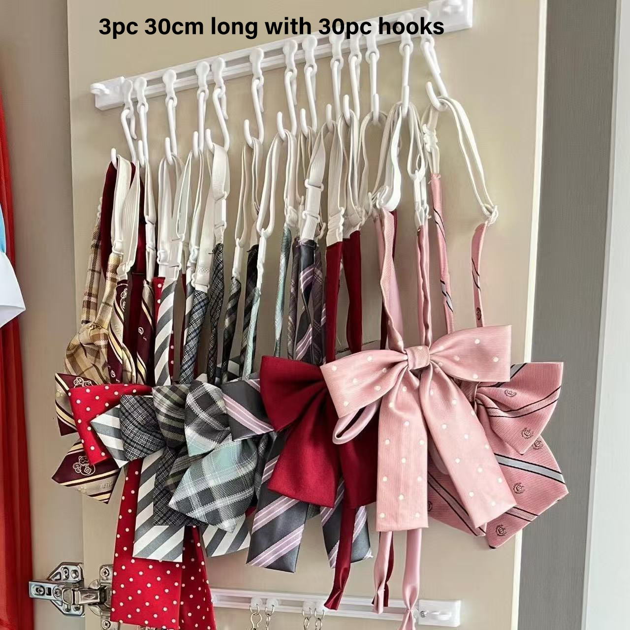 3PCs Storage Rack Uniform Tie Display Rack Belt Sc... – Vicedeal