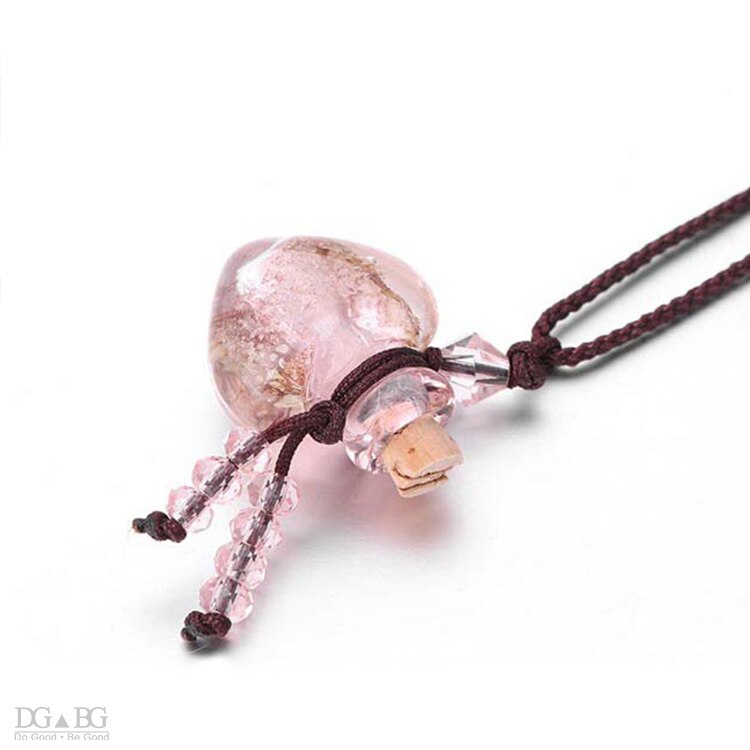 Soul Hanger Essentiële Olie Diffuser Fles Mini Urn Hartvormige Ketting Huisdier Crematie Asgrauw Aandenken Hond Kat Gedenkteken