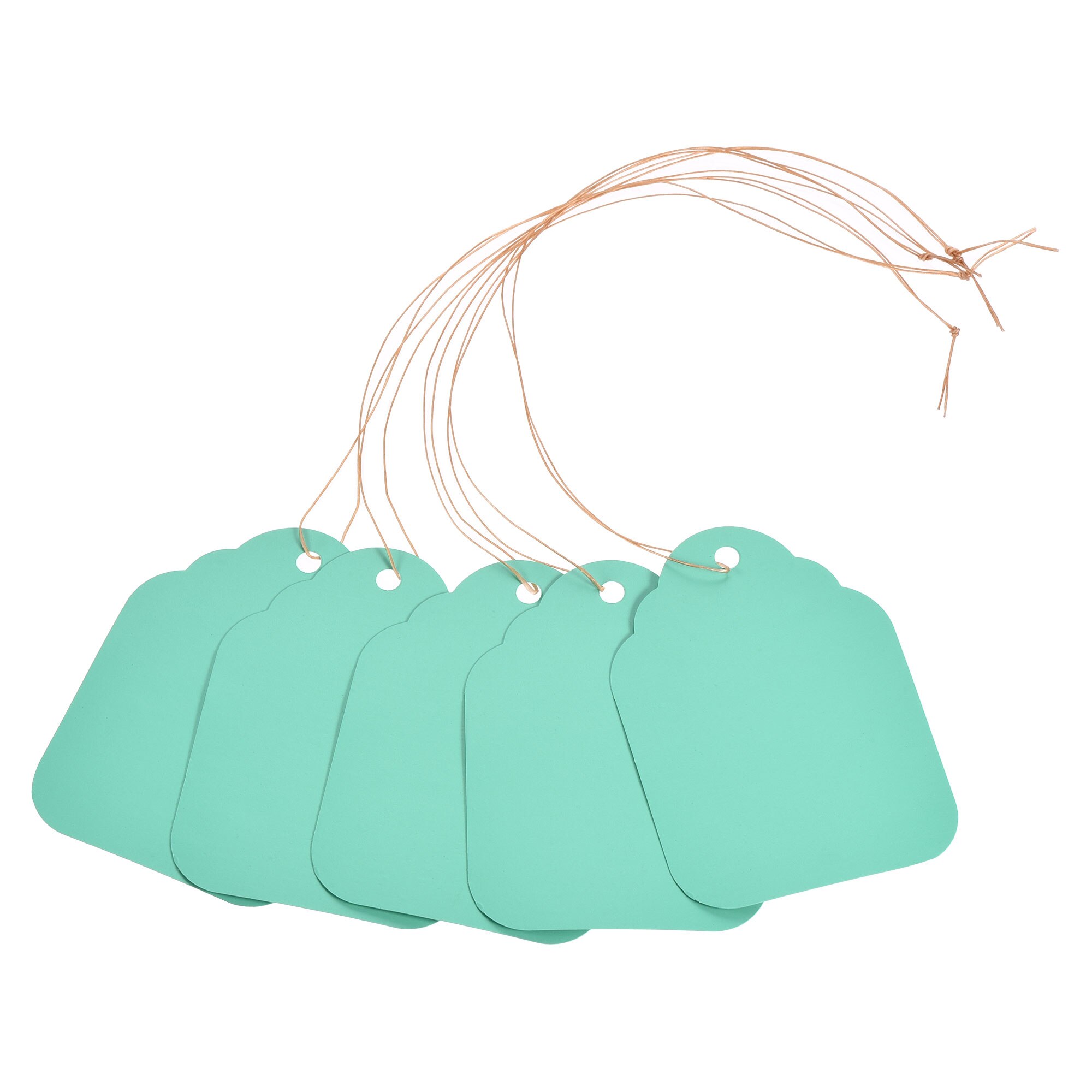 Uxcell Pvc Label 7X5 Cm Waterbestendig Voor Tuin, Winkel, Huis Green Pack Van 100 Pcs