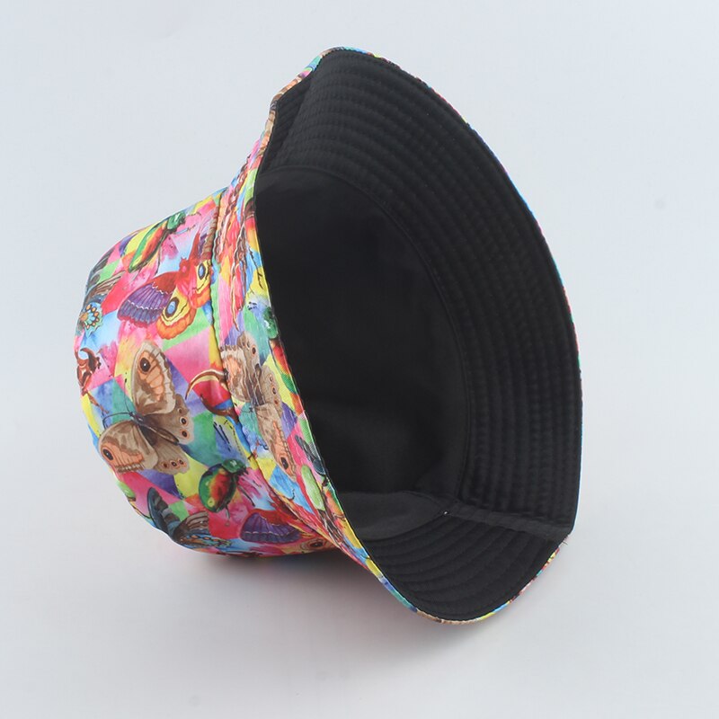 Sombrero de pescador con forma de mariposa para hombre y mujer, gorra de pescador Reversible, protección solar, playa, pesca, Bob