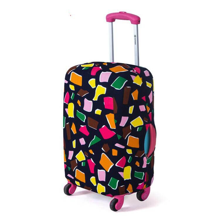 Wehyah Stretch Luggage Cover Suitcase Covers Travel Accessories Printed Striped Dust Cover 18&#39;&#39;-20&#39;&#39; Protective Case Solid ZY133