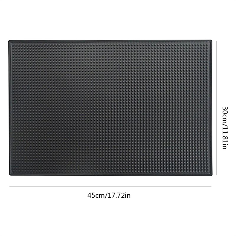 Estera de PVC para Bar, esteras antideslizantes para cafetería, estera para tazas para el hogar, impermeable, resistente al calor, duradera, barra de drenaje, estera para derrames de servicio para el hogar, Bar y cafetería: YELLOW