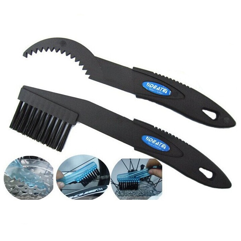 1Set Cycling Bike Bicycle Chain Wheel Cleaning Cleaner Scrubber Brush Tool Kit Appropriate Hardness Also Durable accessories