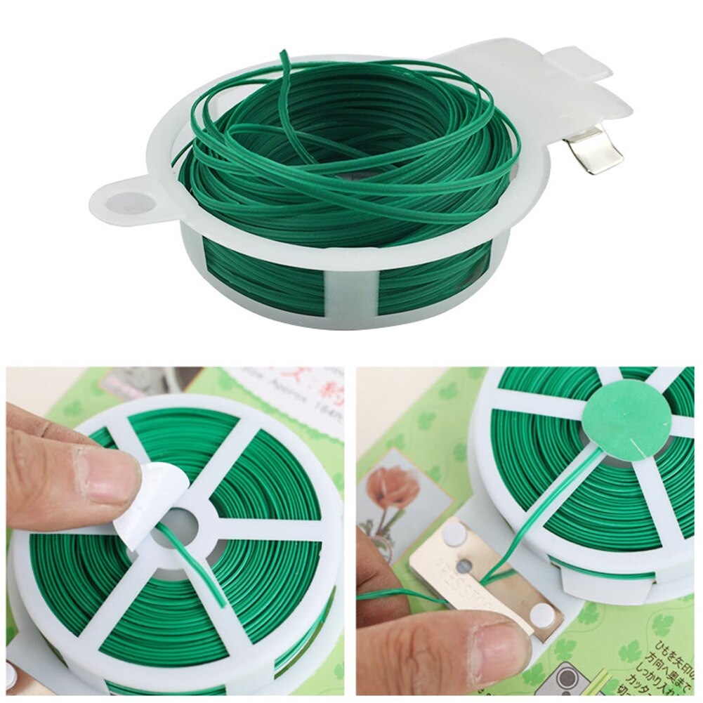 100M plantas lazos planta organizador de encuadernación Diy Cable de injerto Twist plástico accesorios de jardinería