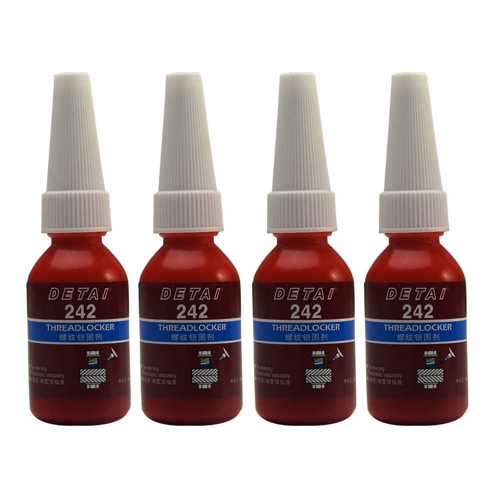 10ml Anti-leakage Anti-Corrosion Anaerobic Glue Adhesive Anti-pressure Blue 242 Glue Leakproof Screw Locking Agent Thread Locker