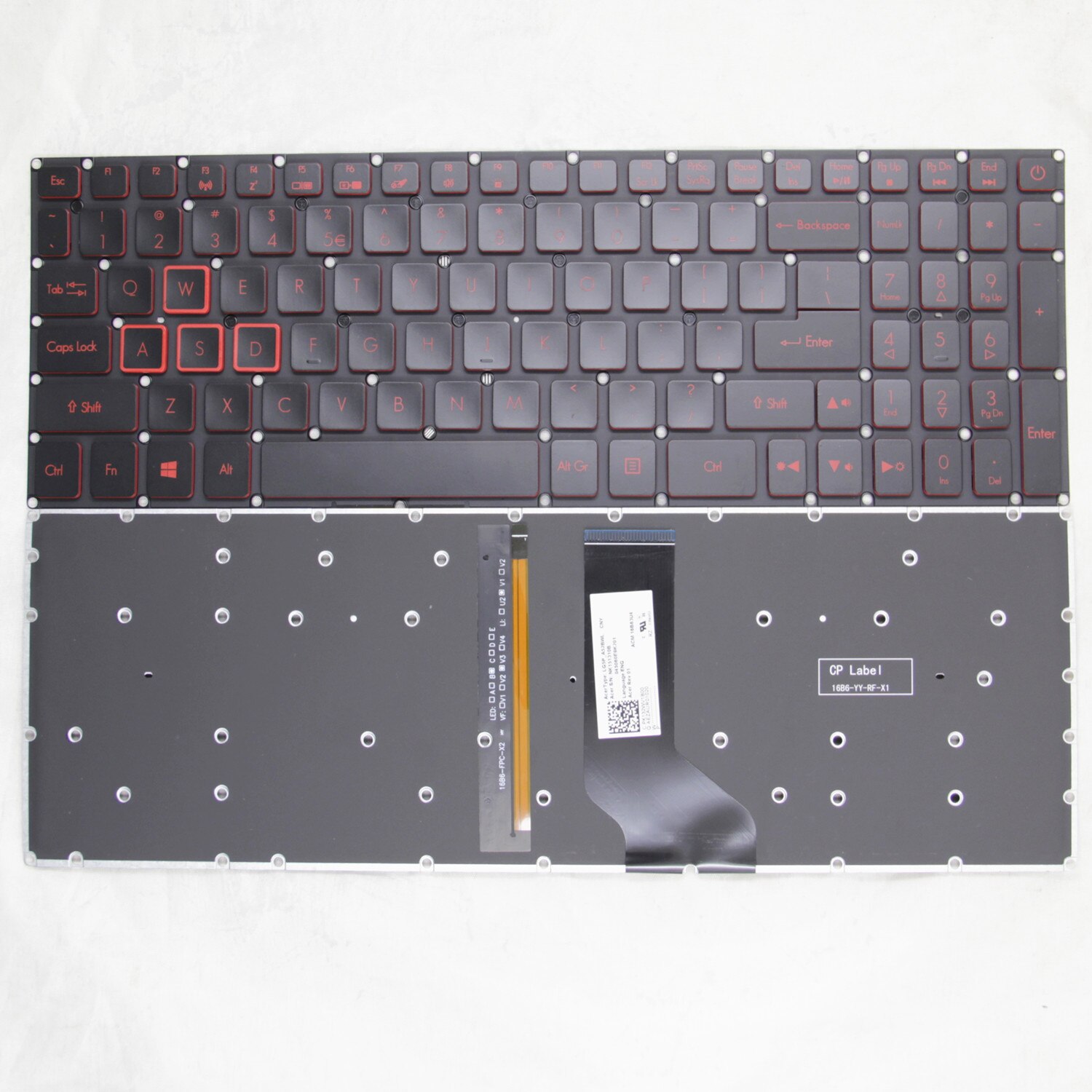 US Keyboard Backlit For Acer Nitro 5 AN515-51 AN515-52 AN515-53 AN515-41 AN515-42 AN515-31 N16C7 N17C1 VX5-591G 793 VX15
