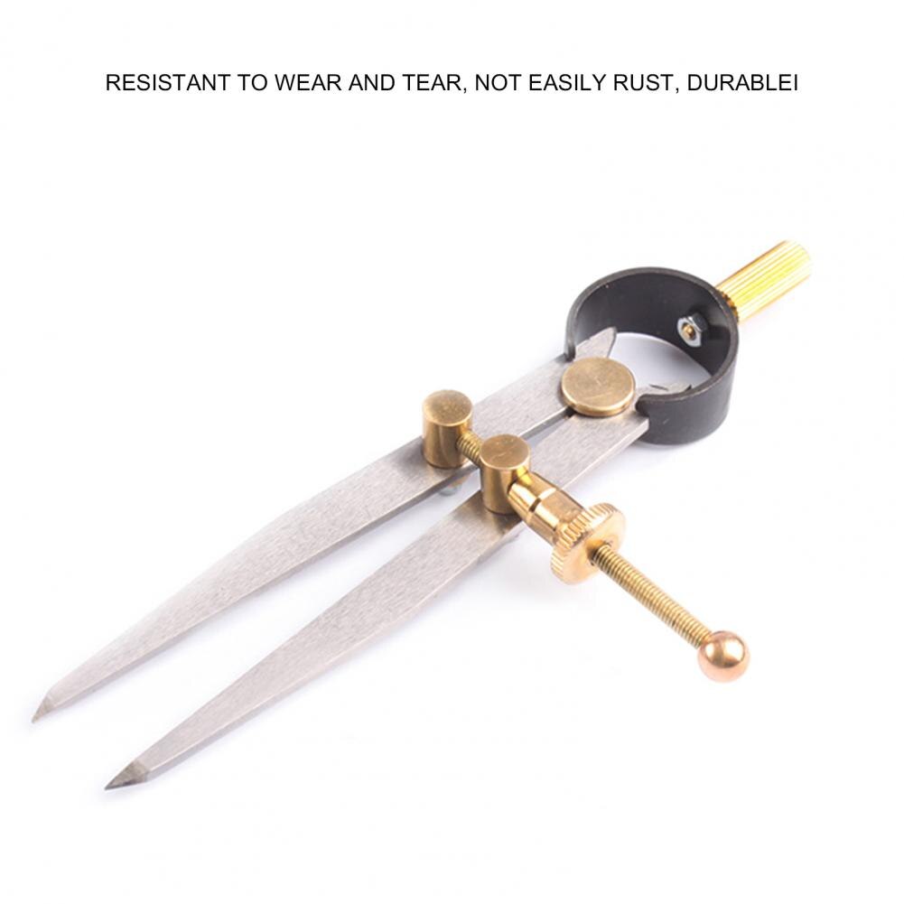 Compasses Industrial Planning Spacing Gauge Drawing Line Leather Craft Tool