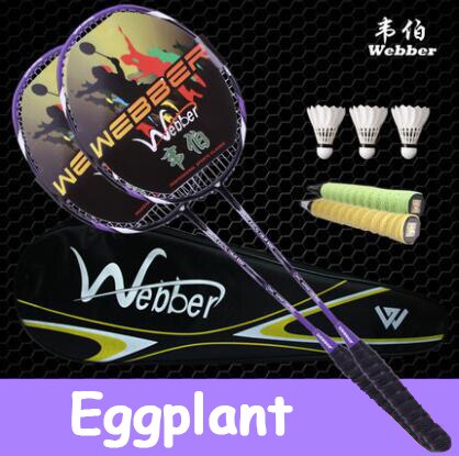 Webber Evolve Racket WEBBER 2 Pieces of Ultra Light Carbon Badminton Ra... – Grandado