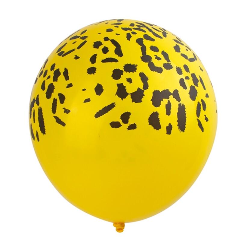10pcs 3.2g 12inch Tijger Zebra Patroon Ballon Dier Helium Latex Ballonnen Verjaardagsfeestje Decoratie Kids Opblaasbare globos
