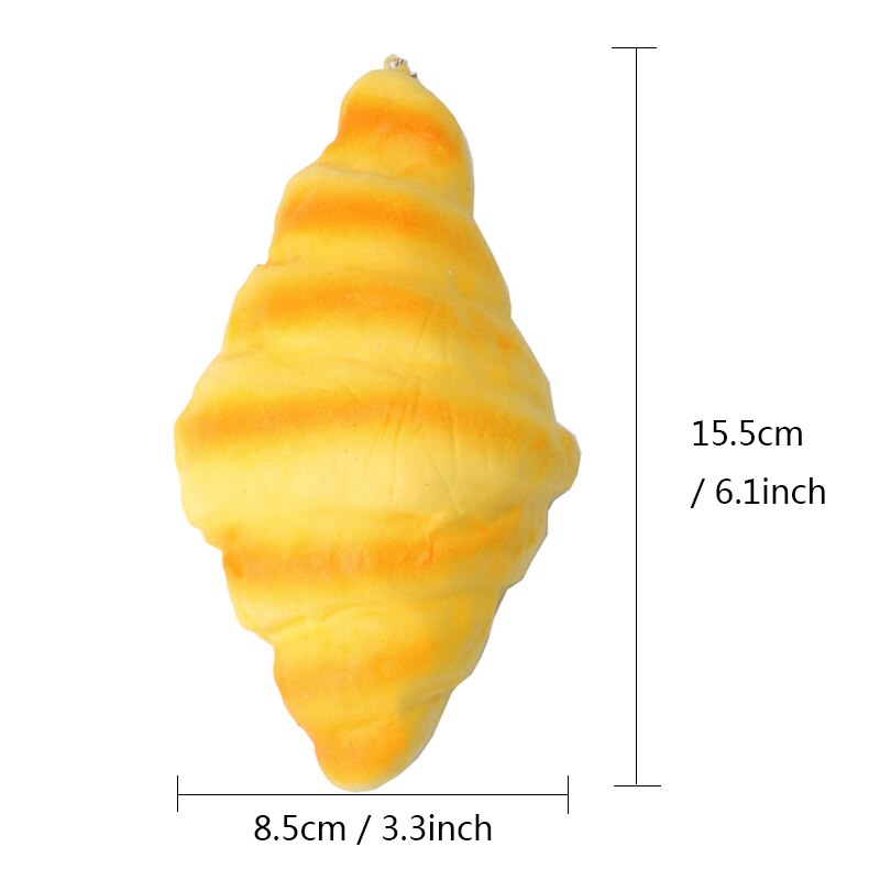 Squishy Brot quetschen Spielzeug Weiche Langsame Aufstieg Krapfen Kuchen Toast Laib Lebensmittel Keychain Anhänger freundlicher Spielzeug Brötchen Stangenbrot: Stil 4