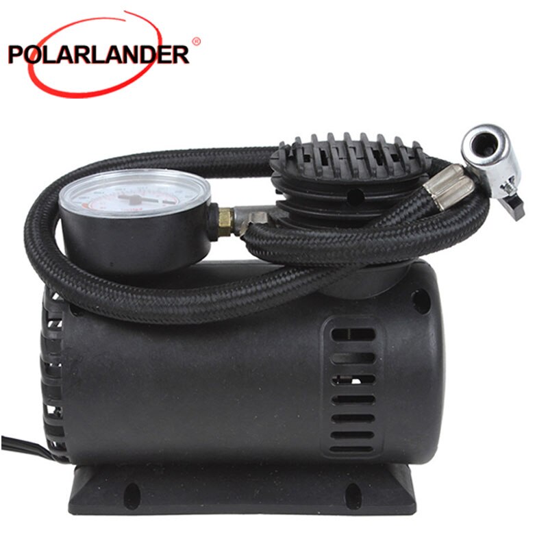 Air Compressor Portable Pump 12V 90W 300 PSI Pressure Gauge Car Tire Inflator With 3 Pneumatic Nozzle