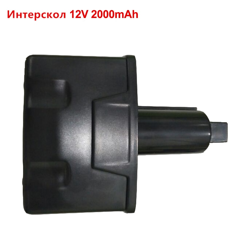 Ni-CD Power Tool Battery for Interskol H12 12V 2000mAh Cordless Drill Replacement Rechargeable Battery