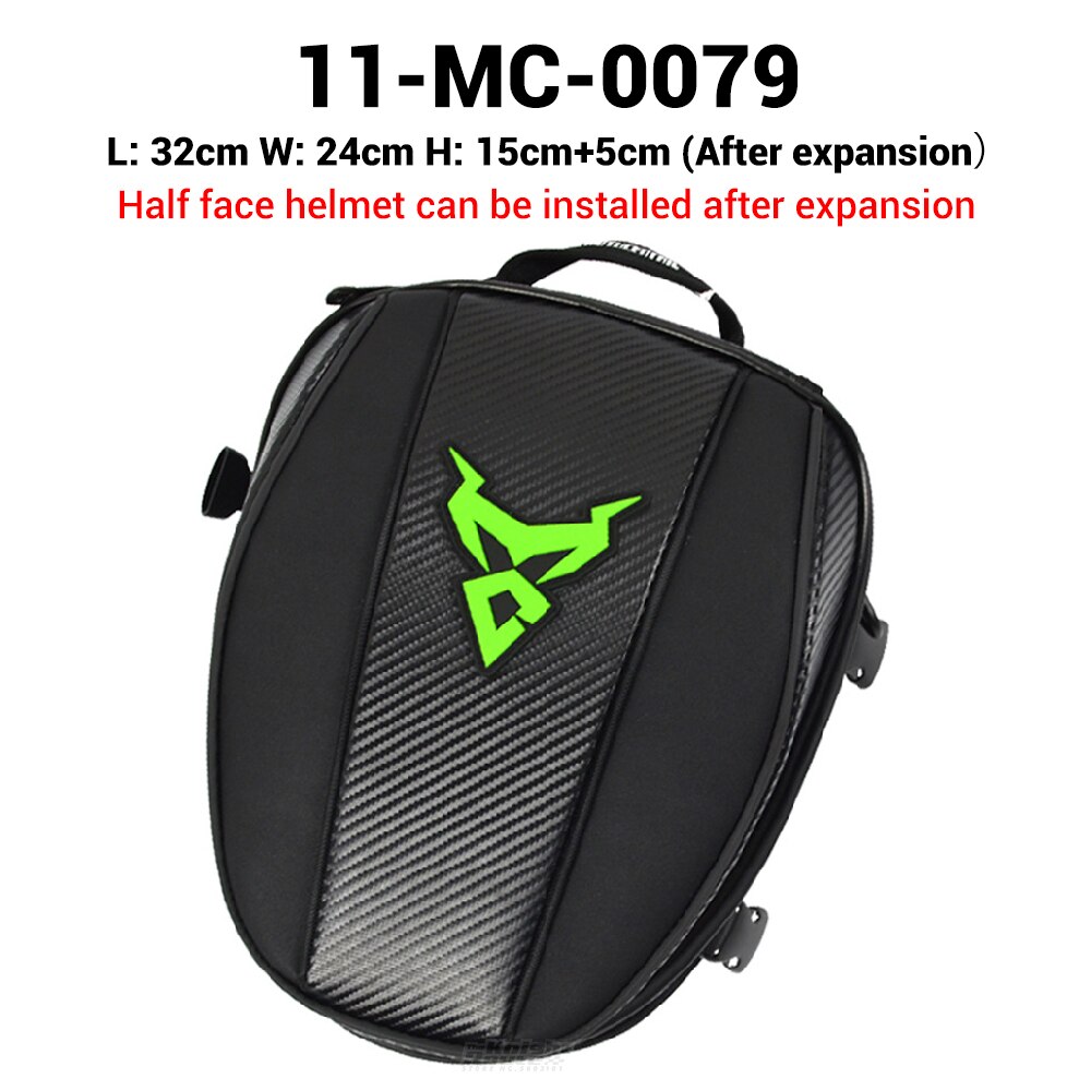 Oxford – sac de réservoir étanche pour Moto, sacoche de selle pour casque, sac d'huile et de carburant, magnétique, boîte aux lettres: 11-MC-0079-XL-GN