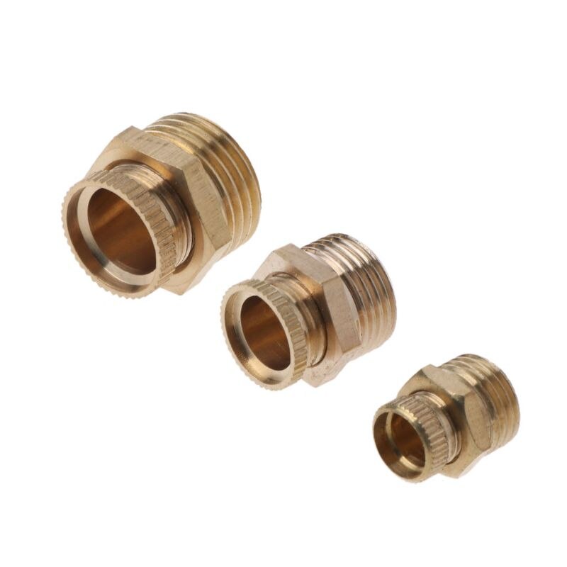 PT1/4\" 3/8\" 1/2‘’ Brass Male Thread Air Compressor Water Drain Valve Replacement