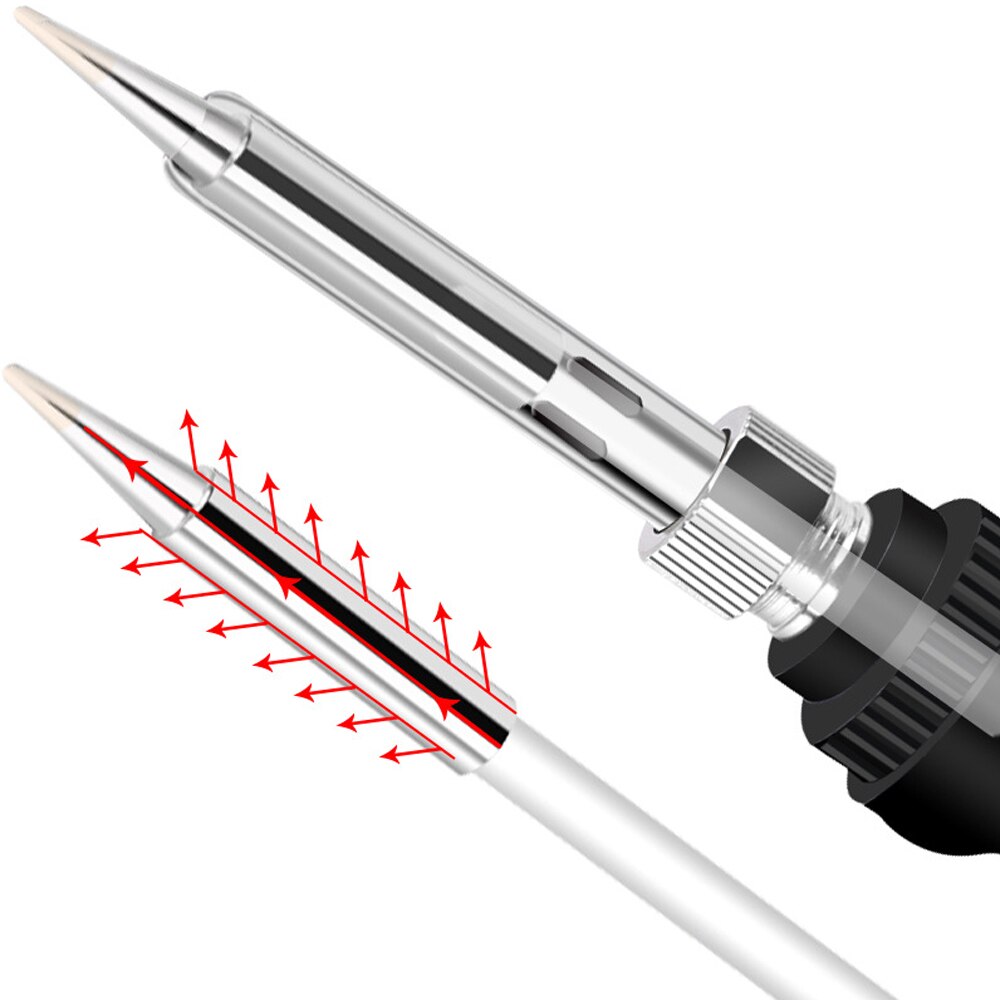 Electric Soldering Iron 60W Adjustable Temperature Soldering Iron Tips Rework Station 220V/110V Welding Solder Repair Tools