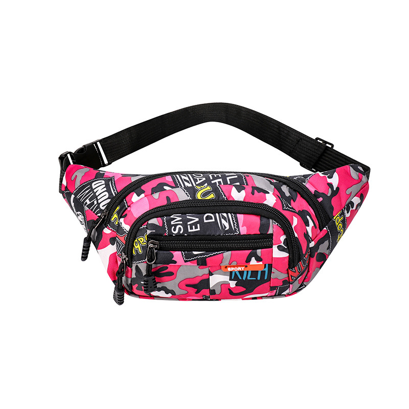 Moda spalla marsupi amanti Camouflage marsupio alpinismo all'aperto Messenger Bag tempo libero Versatile colore Trend Bag