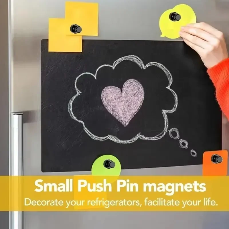 50 x starke magnetische Reißzwecken aus Metall, Neodym-Magnete, Whiteboard, Kühlschrank, Reißzwecke, Energie-Magnetblätter, Reißzwecken für Büro, Schule