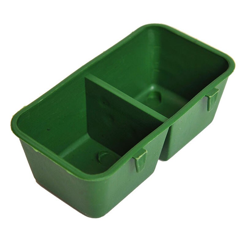 Double Lattice Bird Cage Hamper Water Box Bird Food Bowl Feeder Supplies Cylinder Tank Bird Cage Hamper Water Box Accessories