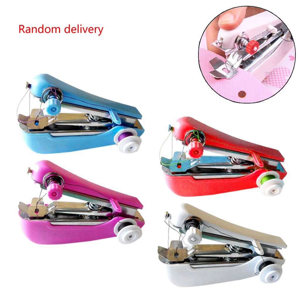Manual Operation Portable Mini Sewing Machine Simple Sewing Tools Home Travel Small Embroidery