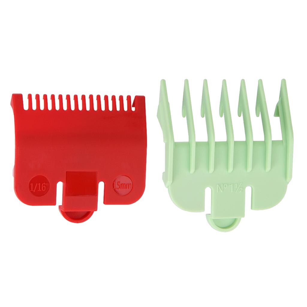 Juego de peines de guía para afeitadora de pelo eléctrica, 1/8 '', 1/16'', 2 uds.