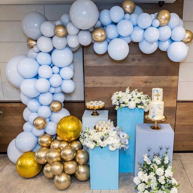 5m pvc rubberen ballonnen kettingklemmen ballonnen boog achtergrond decoratie bruiloft verjaardag feestdecoraties kinderen babyshower ballon bollen