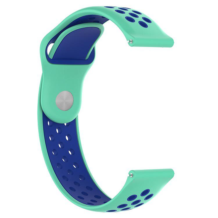 Correa de silicona para Huami Amazfit bip/bip lite muñequera deporte Smart Watch accesorios para la serie Huami Amazfit bip 20mm: 13 green blue