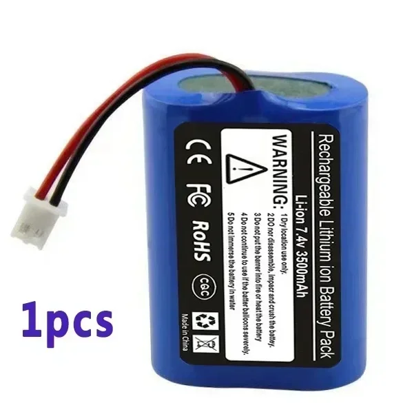 100% nieuw. Oplaadbare lithiumbatterijversterker, 7,4 V, 3500 MAH, voeding speelgoedaccessoires, beton versterkt, 2s1p,: WHITE