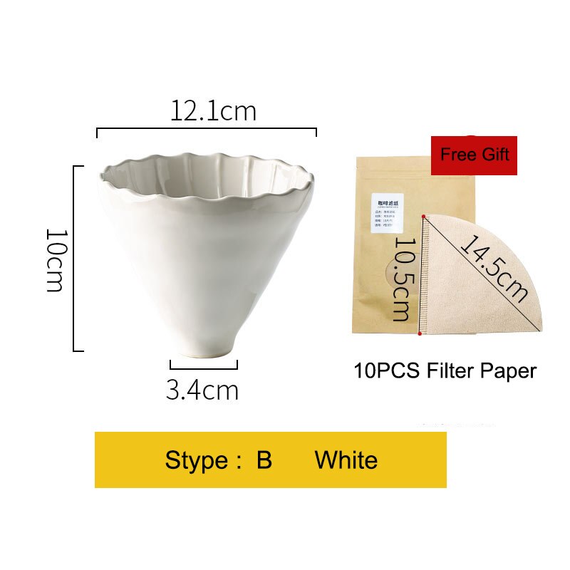 Koffiefilterhouder, Koffiefilterdoos Met Stofdicht Deksel Waaiervormig Filtreerpapierdispenserrek Voor V60 Kegelkoffiefilters Papieropslagcontainerstandaard Voor Coffeeshop Thuiskantoor
