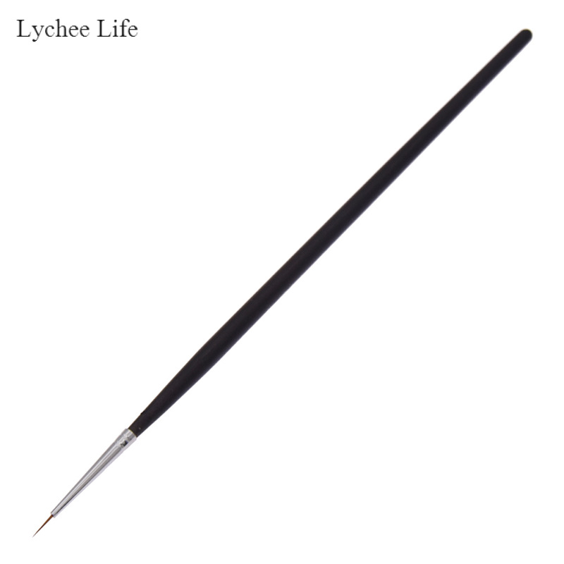 Lychee life 00000 superfin lera borste diy docka ansikte smink rita linje penna målning modellering spetsig detalj polymer lera verktyg