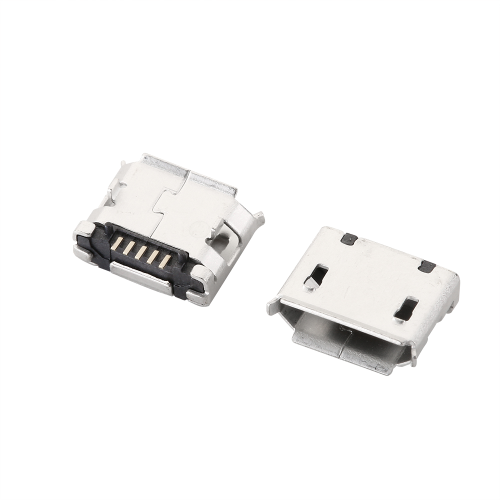 Micro usb 2p 5p jack opladningsport stik dock oplader dip smd til telefon tablets højttalere osv. port stik strømstik