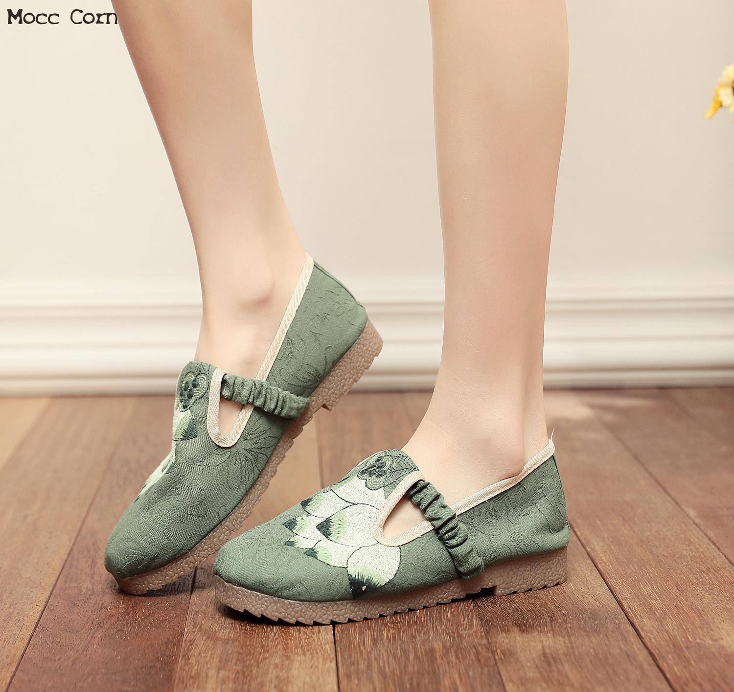 Zapatos de Ballet para mujer, zapatos de tela – Grandado