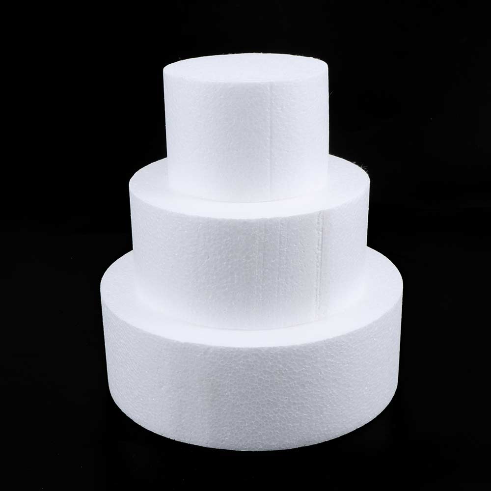!Kitchen Accessories Cake Dummy Modelling Sugar craft Party DIY Model Cake Round Foam Mould Polystyrene Changed Good Pack