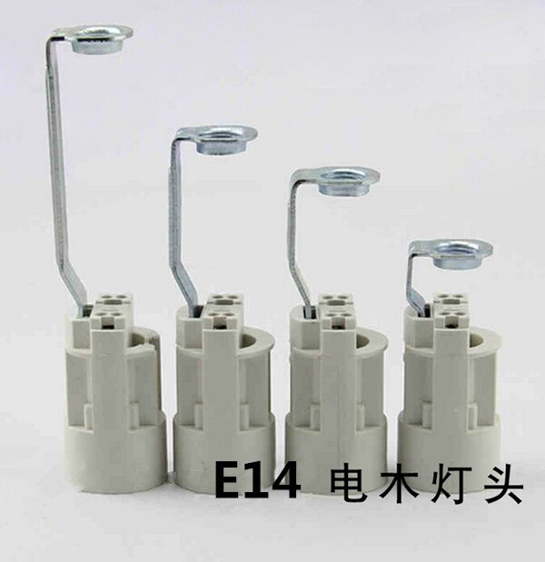 Lamphouder E14 beugel lamphouder LED e14 kaars licht base Crystal lamphouder e14 base stent