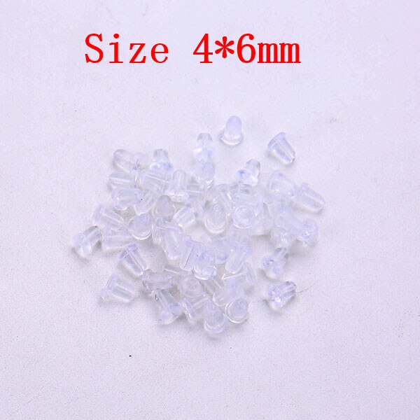 500 teile/los Gummi Ohrring Zurück Stopfen Silikon Ohr Stecker Blockiert Kappen Ohrringe Sichern Unterstützung Für DIY Schmuck Machen