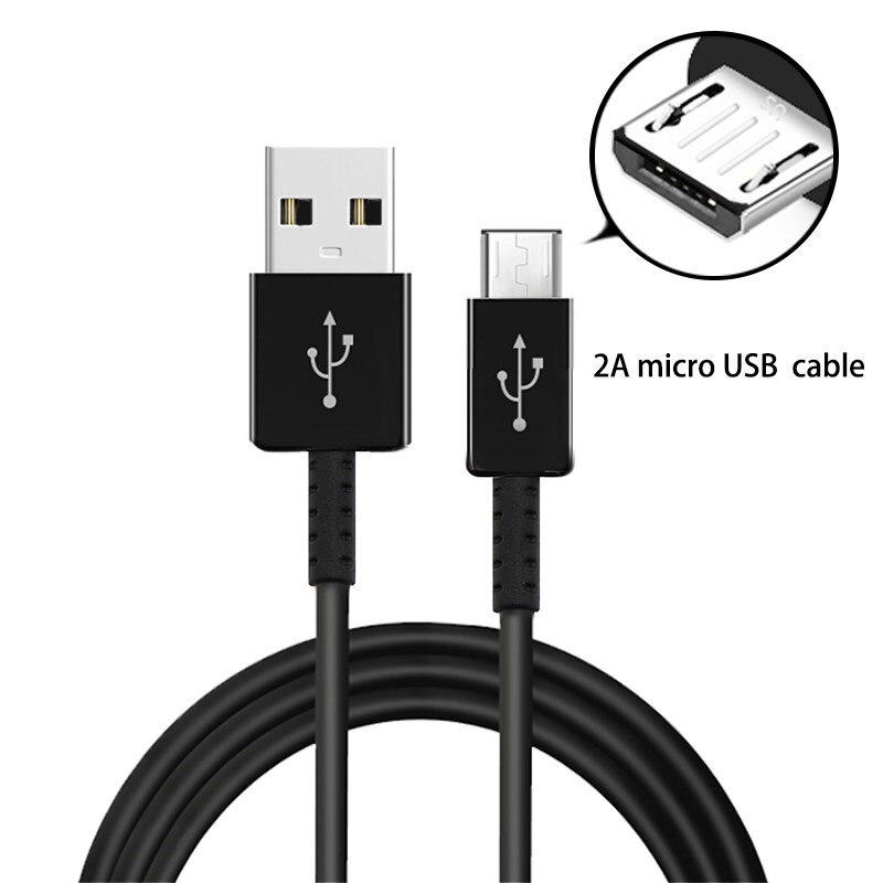 Samsung Car Charger Dual USB Adaptive Fast Adapter Micro USB Type C Cable For Galaxy s10 s9 s8 Plus S10+ Note 10 plus 10+ 8 9 5: Black / Only Micro USB Cable