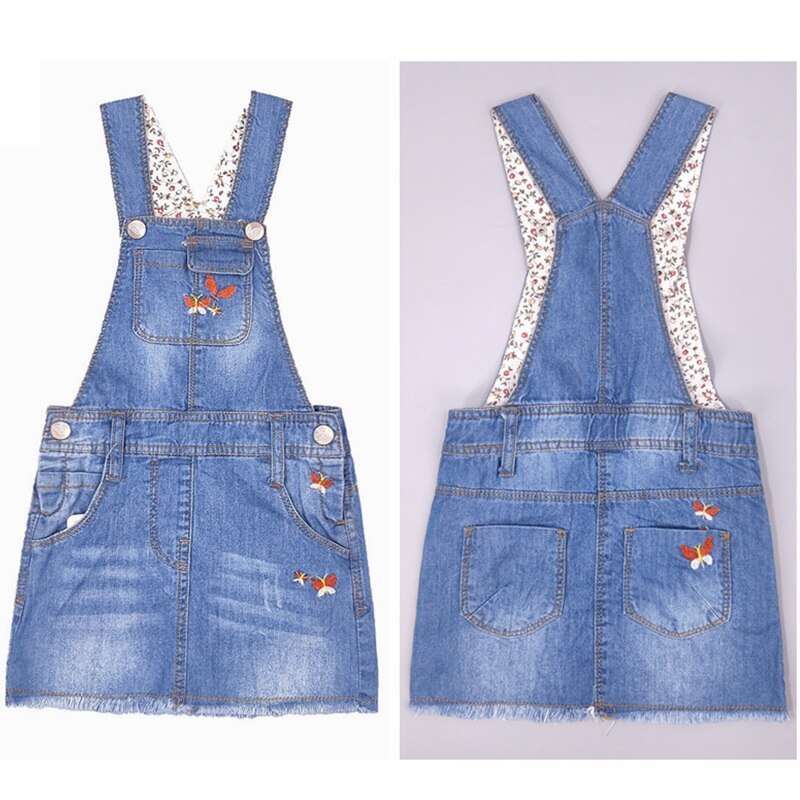 Chumhey sundress babypiger seler nederdele sommer overalls børnestropper denim smækkjole småbørnsshorts tøj bebe tøj