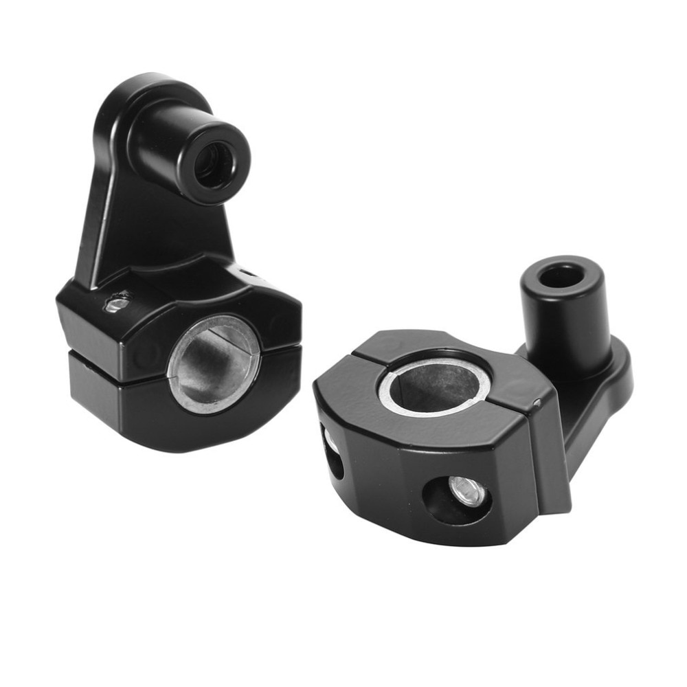 Universal for 22mm Motorcycle HandleBar Front Handle Fat Bar Mount Clamps Riser Anodized Finish Mount