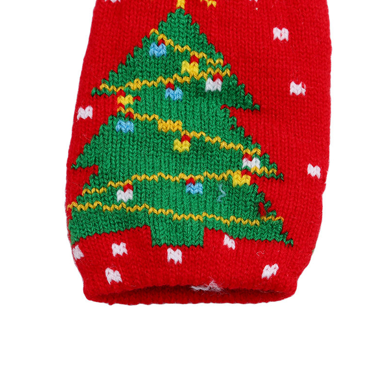 Merry Christmas Beer Bottle Set Tree Gingerbread Man Elk Snowflake Beer Bottle Beer Bottle Decoration Year Decoration