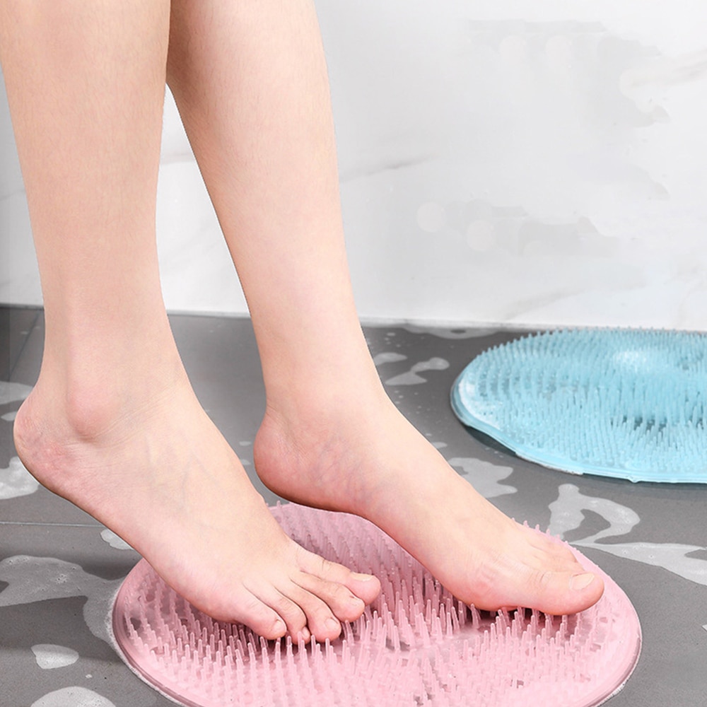 Bad ryg fod massage pude børste måtte pude til vask fødder rene neglebånd død hud badeværelse pude bruser