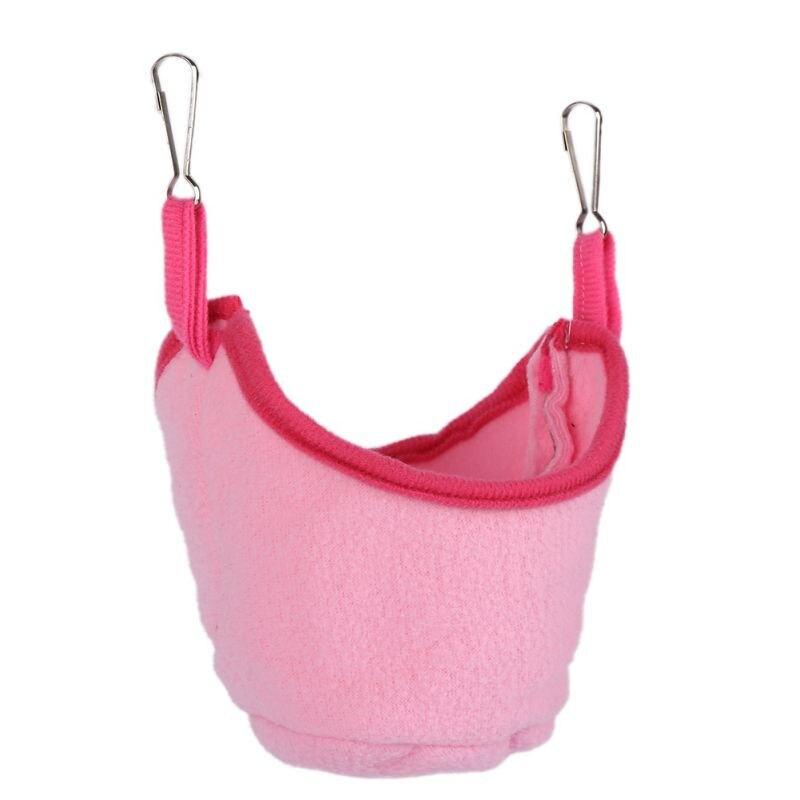 Pequeños Animales Mascotas hamaca para hámster colgante casa Cama estera de algodón jaula tipo nido mascota cama rata hamster juguetes jaula Swing W1: P