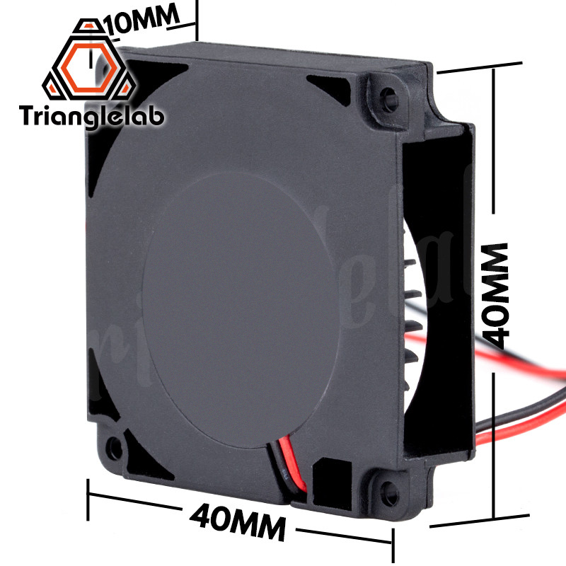 Ventilador Trianglelab 4010, ventilador de refrigeración con rodamiento de bolas de , CC de 12V/24V, refrigeración sin escobillas, disipación de calor para impresora 3D