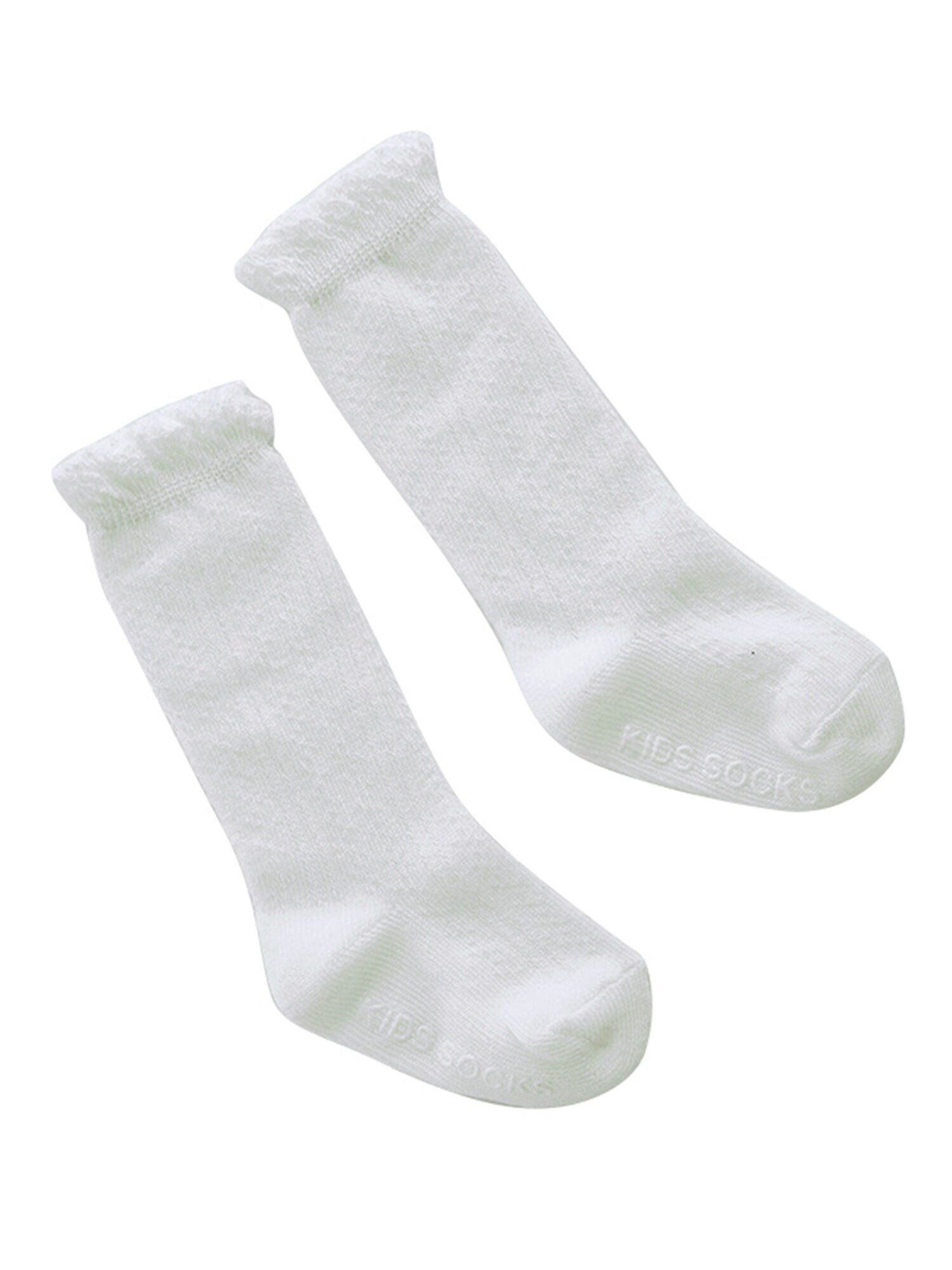 Socks For Baby Girln Popular Kids Toddler Cotton Knee High Warm Hosiery Cotton Stockings: White / 12M