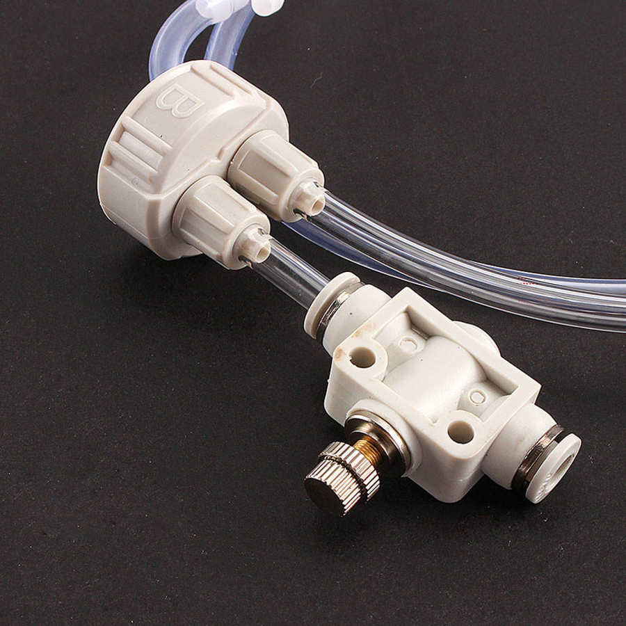 Aquarium DIY CO2 Generator System Kit with Pressure Air Adjustment Water Plant Fish Tank Aquarium Co2 Valve Diffuser