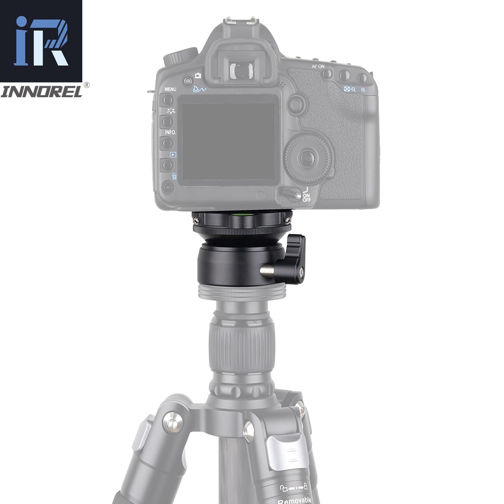 INNOREL LB-60 Tripod Head Leveling Base Level Horizontal Adjustment Platform to Tripod Hemisphere aerial photograph