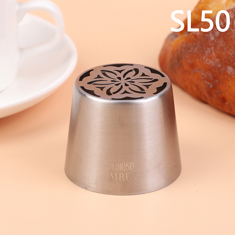 1Pc Stainless Steel Russian Piping Tips Christmas Cake Icing Frosting Nozzles For Cupcake Decoration DIY Kitchen Baking Tool