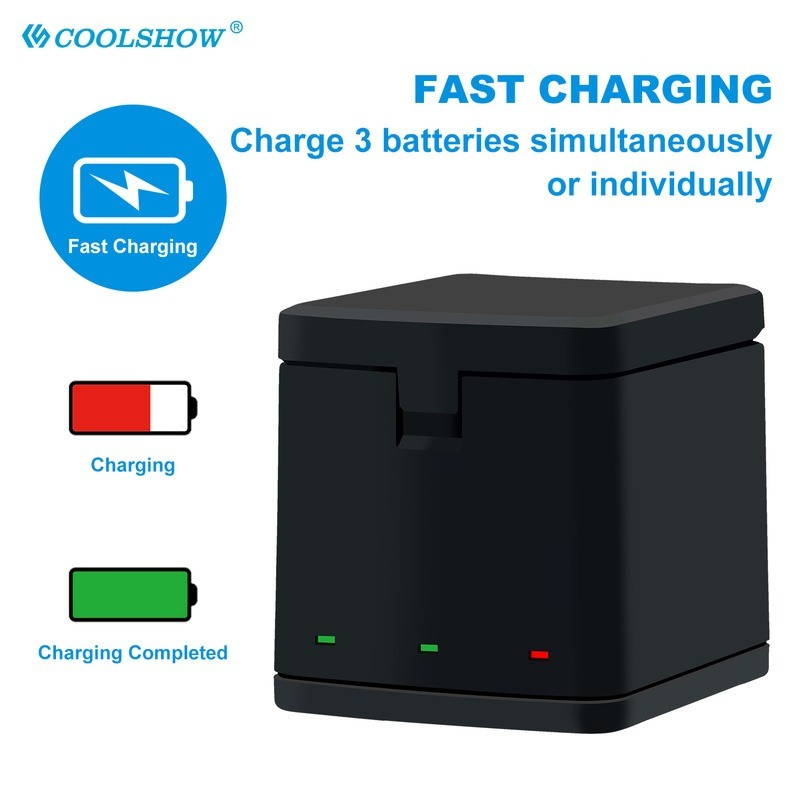Batterij Voor Gopro Hero 8/Voor Gopro Hero 7 Hero 6 Hero 5 Hero 8 Batterijen Camera Accessoires 1220mah