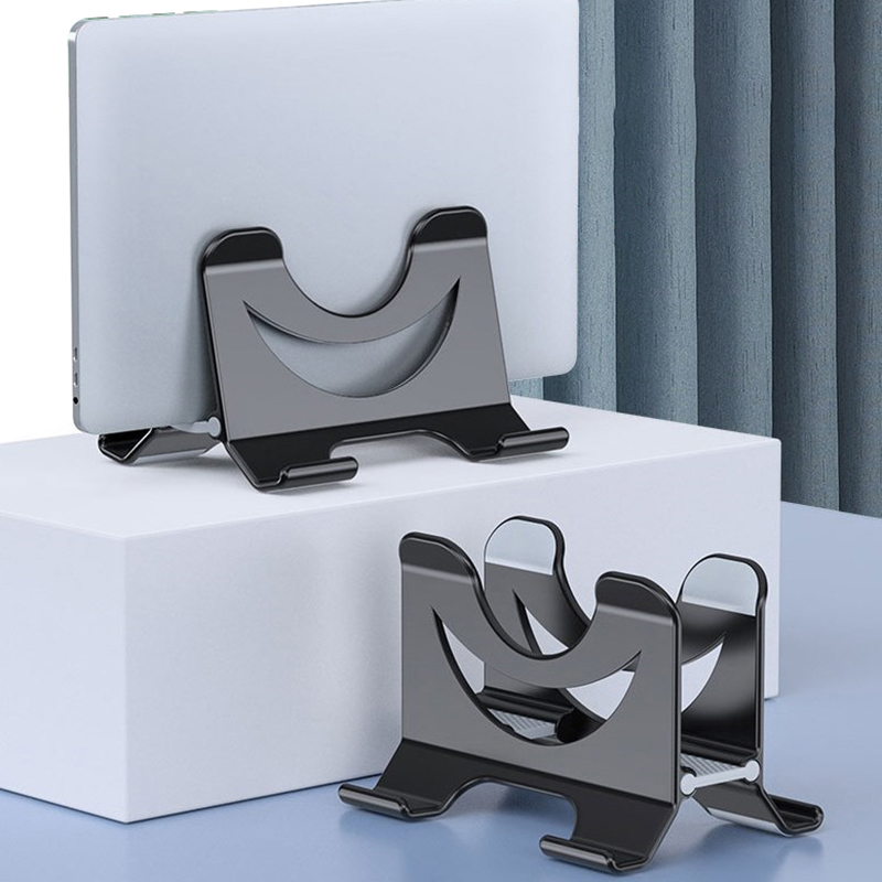 1pcs Vertical Stand For Mini Laptop Desktop Stand Anti-Slip Adjustable Computer Holder