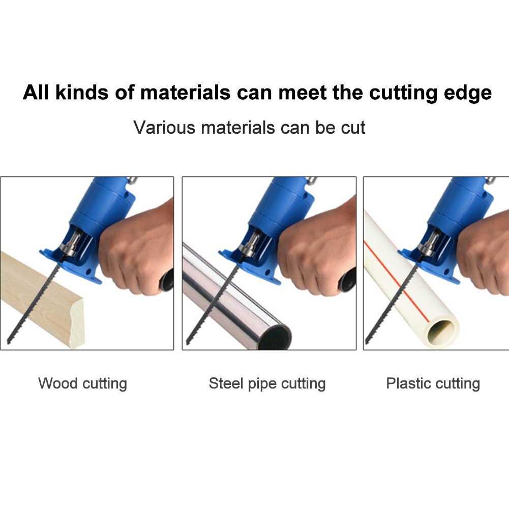 Reciprocating Saw Chainsaw Metal Cutting Safe Reciprocating Powerful Portable Electric Drill Wood Tool for Forest Harvesting