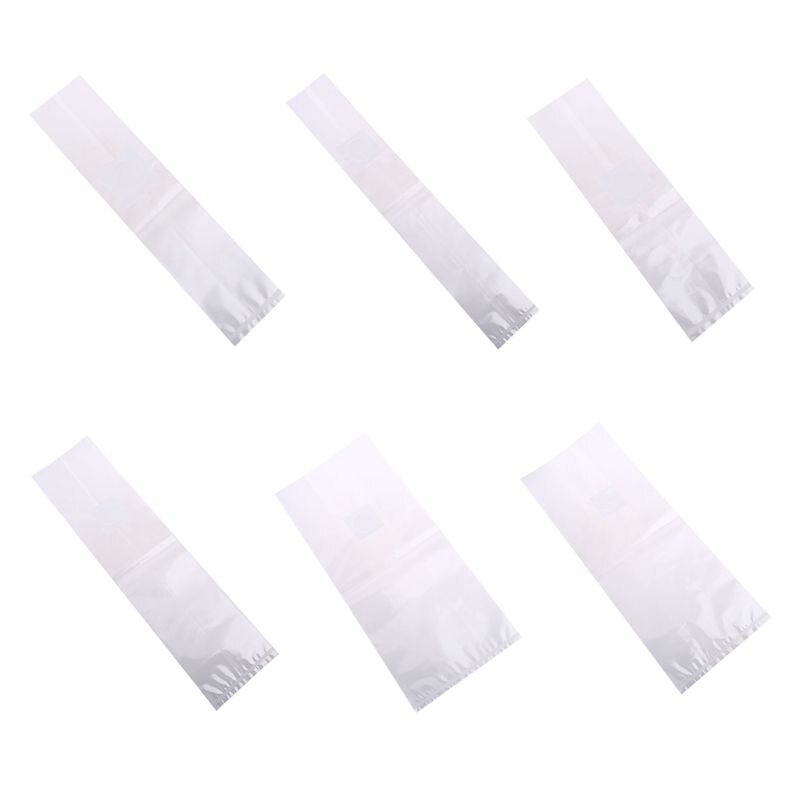 GXMA-bolsas de plástico para cultivo de setas, bolsas para cultivo de setas de 6 tamaños y 50 Uds.